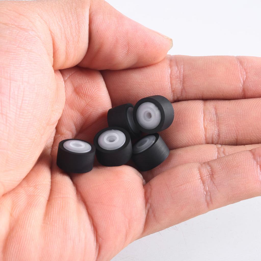 5PCS Cassette Tape Recorder Pinch Roller Wheels Rubber Pressure Recorder Belt Pulley Set Replacement