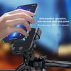 Anti-slip Phone Mount 360° Rotatable Adjustable Bike Phone Mount for Outdoor Cycling Mountain Bike Scooter Accessories