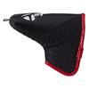 TaylorMade Austec Putter Cover Blade, Black/Red, Men's Headcover, TJ132, 23SS