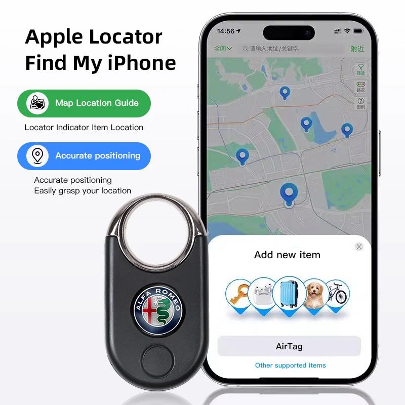 Автомобильные наклейки Для Alfa Romeo GPS-трекер Для отслеживания телефона Работает с Google Find My Bluetooth-локатор Искатель Глобальное позиционирование A