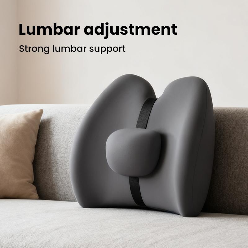 Car Waist Cushion Ergonomic Back Support Cushion Premium Lumbar Pillow Comfortable Breathable Lumbar Pad for Office Chair Car