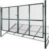 VidaXL Double Gate Fence Gate Powder-Coated Steel