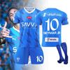 2324 Саудовская лига Джерси Новолуния 10 Неймар Футбольная форма Взрослые Дети