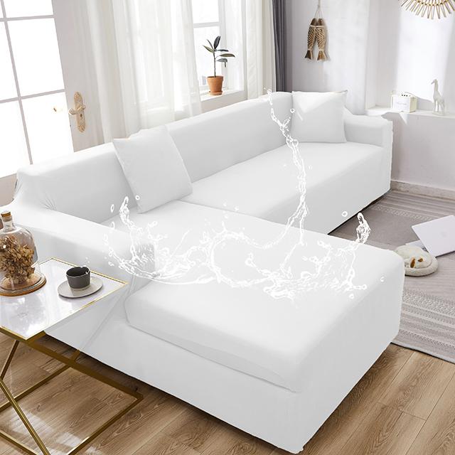 Эластичный водонепроницаемый чехол для дивана, пылезащитный однотонный угловой чехол для дивана, набор для гостиной, дивана для домашних животных, детей