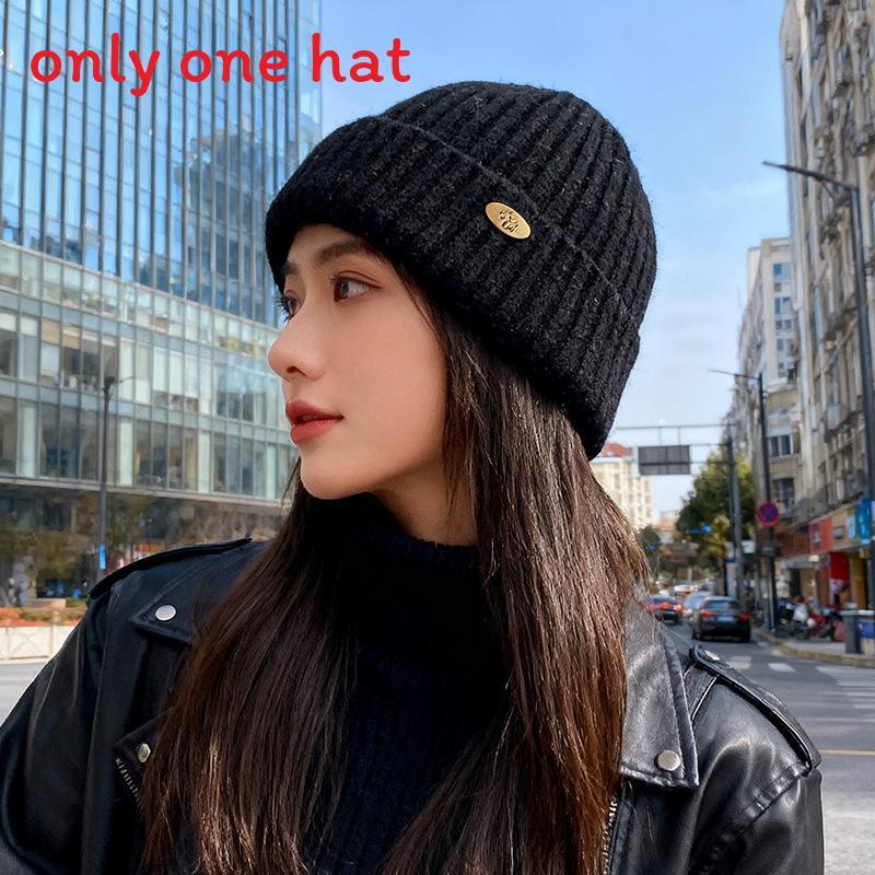 Acrylic Knit Beanie For Men Women Fall Winter Cozy Cold Weather Headwear