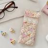 Sweet Cotton Glasses Storage Bag Lace Heart Lovely Eyeglasses Case Lightweight Lipstick Bag  Girls
