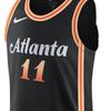 Nike Баскетбольные майки мужские черные умеренные прямого кроя DQ0185-010
