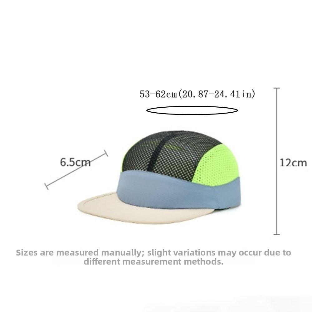 Breathable Peaked Caps Quick Drying Cycling Hats Simple Sun Hat Outdoor Camping Running