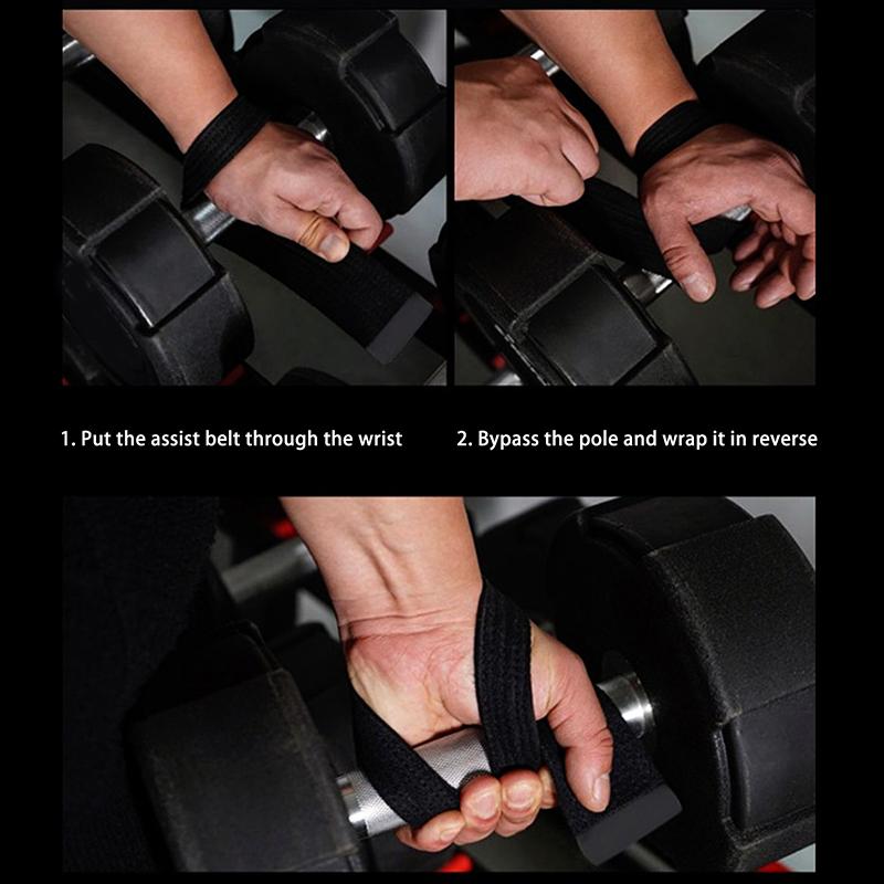 1 пара гимнастических лямок для подъема тяжестей, лямки на запястья для тяжелой атлетики, пояс для тяжелой атлетики, перчатки для бодибилдинга для женщин и мужчин, фитнес, кроссфит, штанги, сила