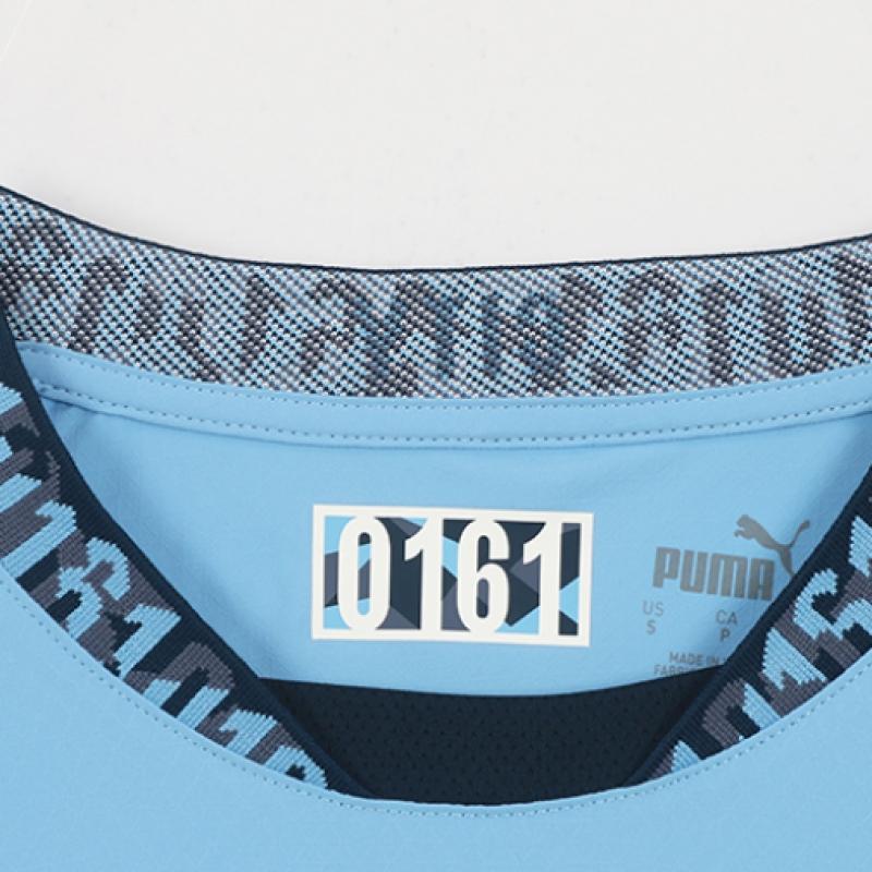 Puma Манчестер Сити 2024 25 Аутентичная домашняя футболка с длинным рукавом