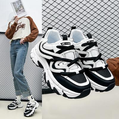 Женские повседневные нескользящие кроссовки, кроссовки на платформе, дышащие удобные кроссовки на шнуровке для бега, прогулочной обуви, спортивная обувь для тенниса на плоской подошве из сетчатой ​​кожи