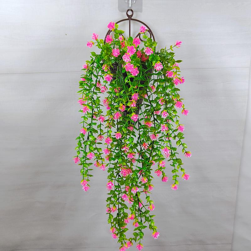 Настенная зелень: Длинная полоса искусственной цветочной лозы и лиственной декорации для внутренних/наружных пространств