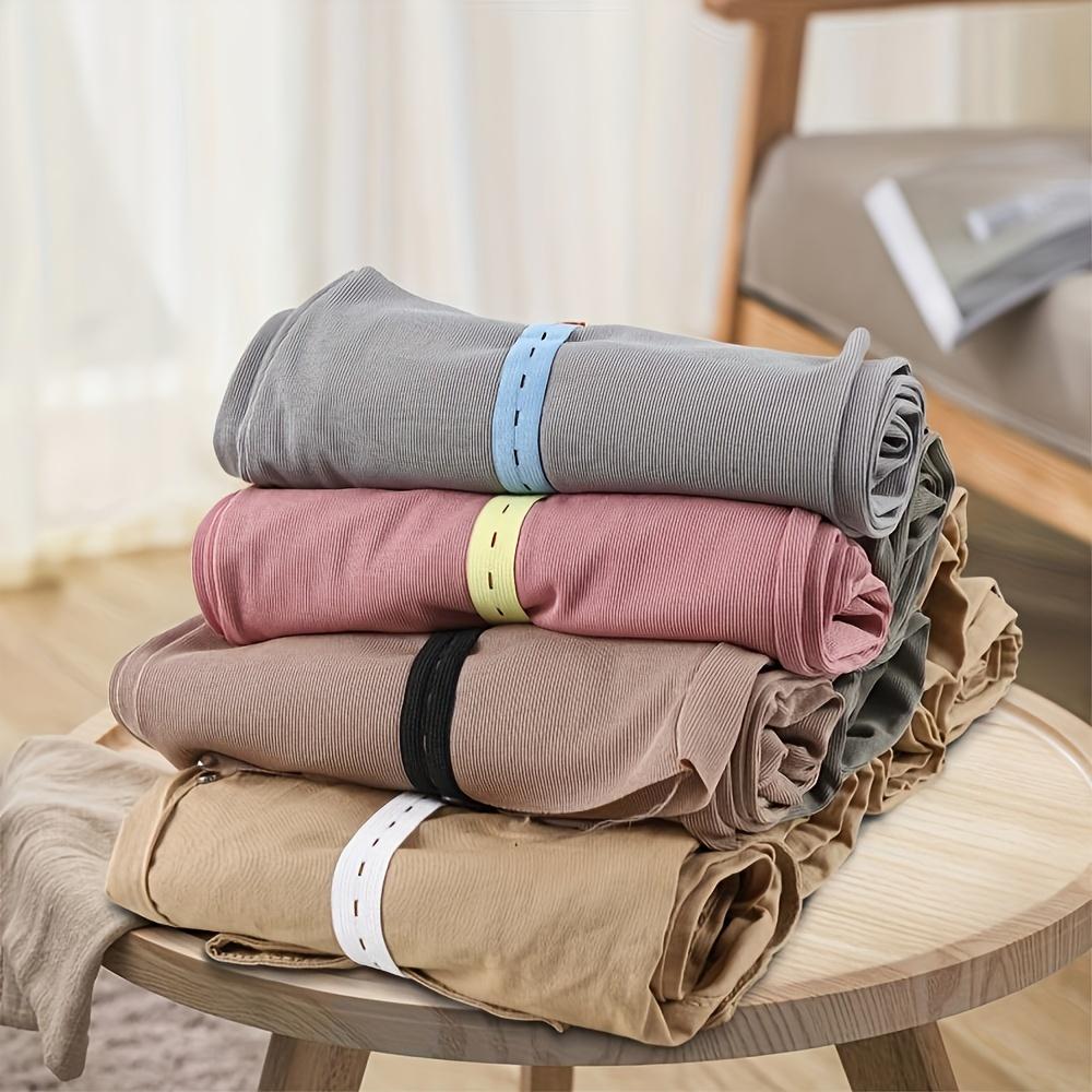 50 шт. эластичных органайзеров для шкафа с пряжками, регулируемые ремни для ящиков и гардероба, прочный брезентовый шнурок, экономия места для багажа, постельное белье