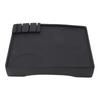 Coffee Tamper Mat Soft Anti Slip Coffee Tamp Mat with Corner  for Kitchen Office Black