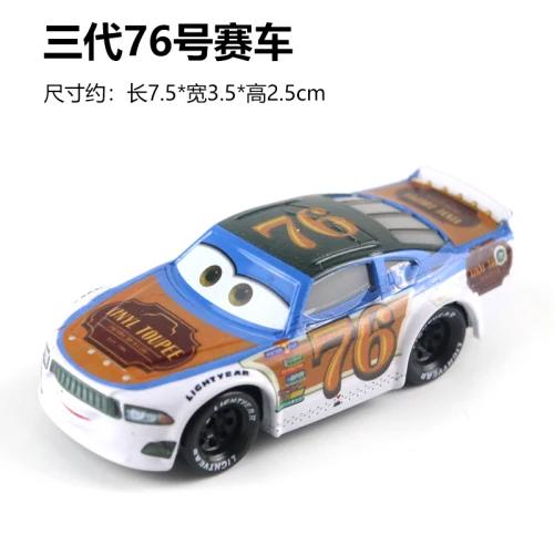 Все стили Pixar Cars Металлические литые модели машинок Молния Маккуин Сплав Автомобиль Номер 4.19.28.36.51 101 Серия гонок Игрушка