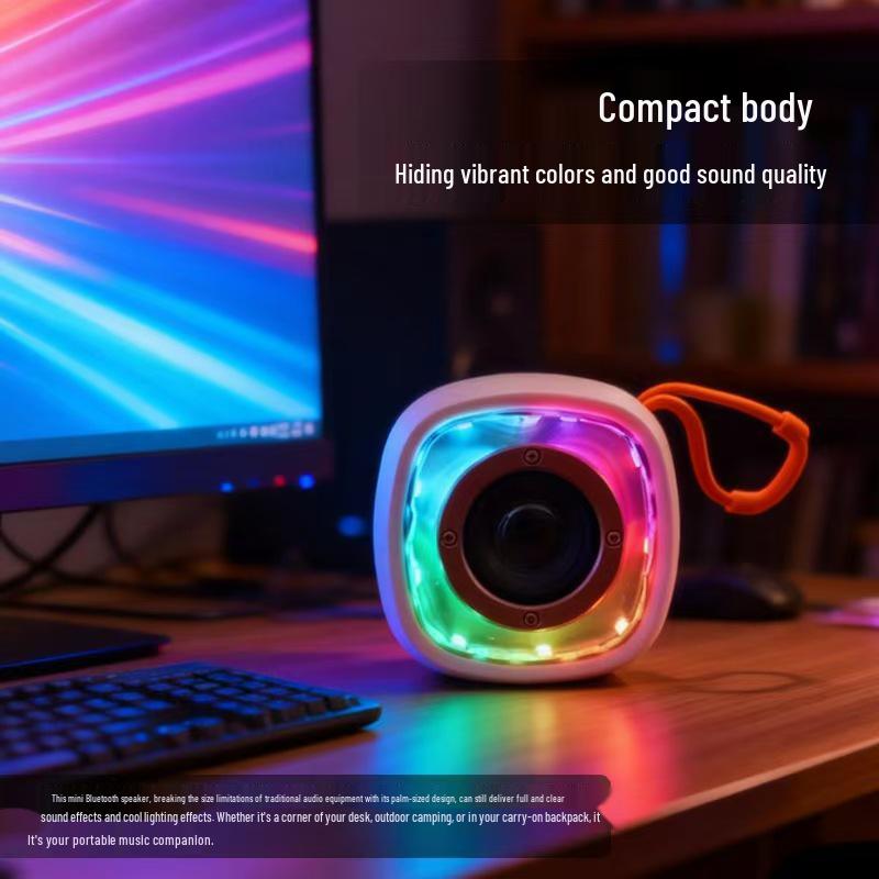 Красочный мини-Bluetooth-динамик с классной подсветкой для улицы