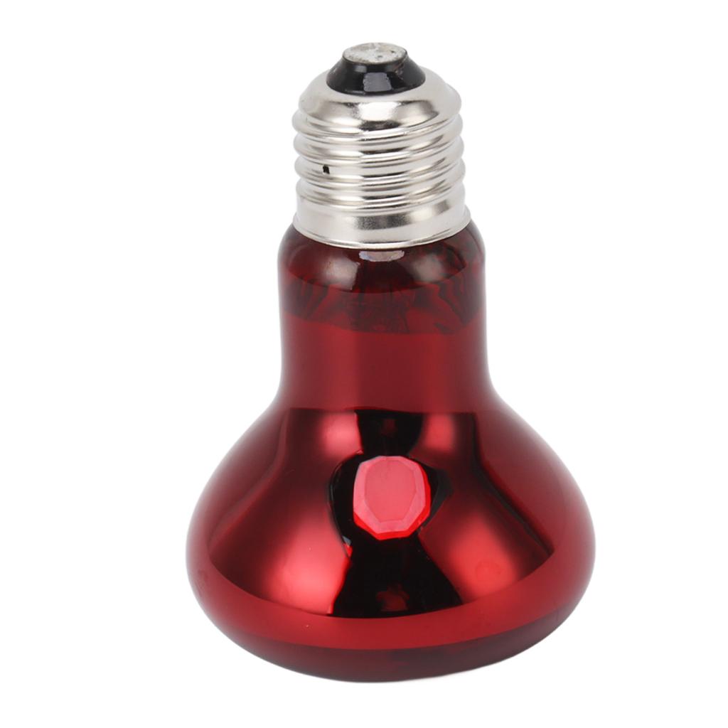 Reptile Heat Lamp Bulb E27 UVA Amphibian Basking Day and Night Heating Light Bulb for Bearded