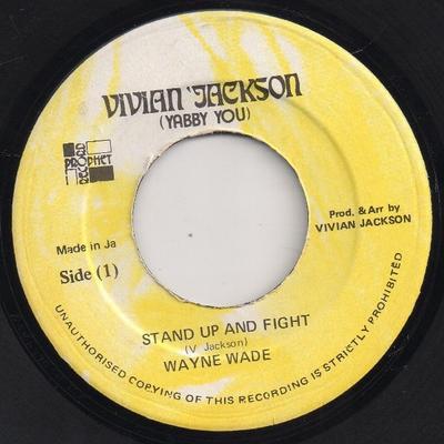 7-дюймовая пластинка WAYNE WADE - Stand Up And Fight NONE Vivian Jackson Ямайский Регги, Ска и Даб Б/У