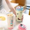 Smart Temperature Display Children's Double Drink Cup Thermos Cup Stainless Steel High Appearance Level Large Capacity Women's Cup Coffee Cup