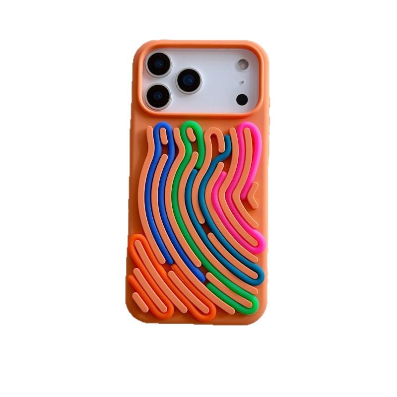 Силиконовый чехол-лабиринт для iPhone 17 Air и 16 Pro Max/15 Pro/14/13