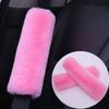 Plush Car Seat Belt Cover Adjustable Auto Interior Accessories Car Safety Belt Shoulder Pad  Kids