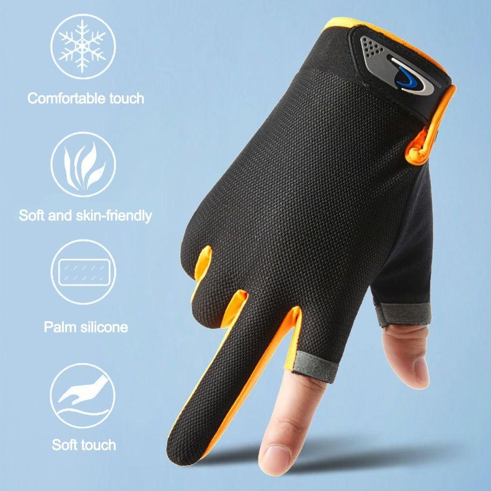 Sports Fitness Touchscreen Half-finger Mitte Cycling Gloves Driving Fishing Mitte Fishing Gloves