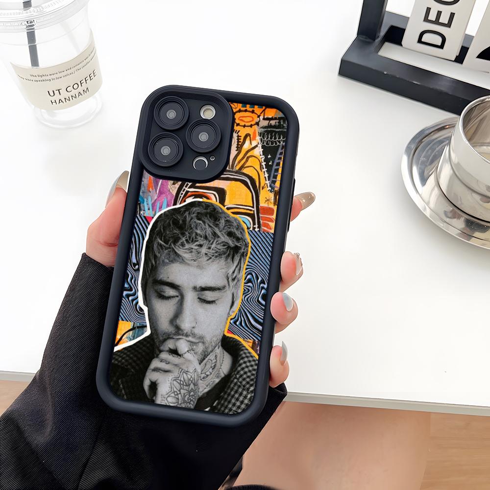 Чехол для телефона певца Зейна Малика Мягкий силикон Для IPhone 17 16 15 14 13 12 Mini 11 Pro Max Plus Защитная крышка для объектива камеры