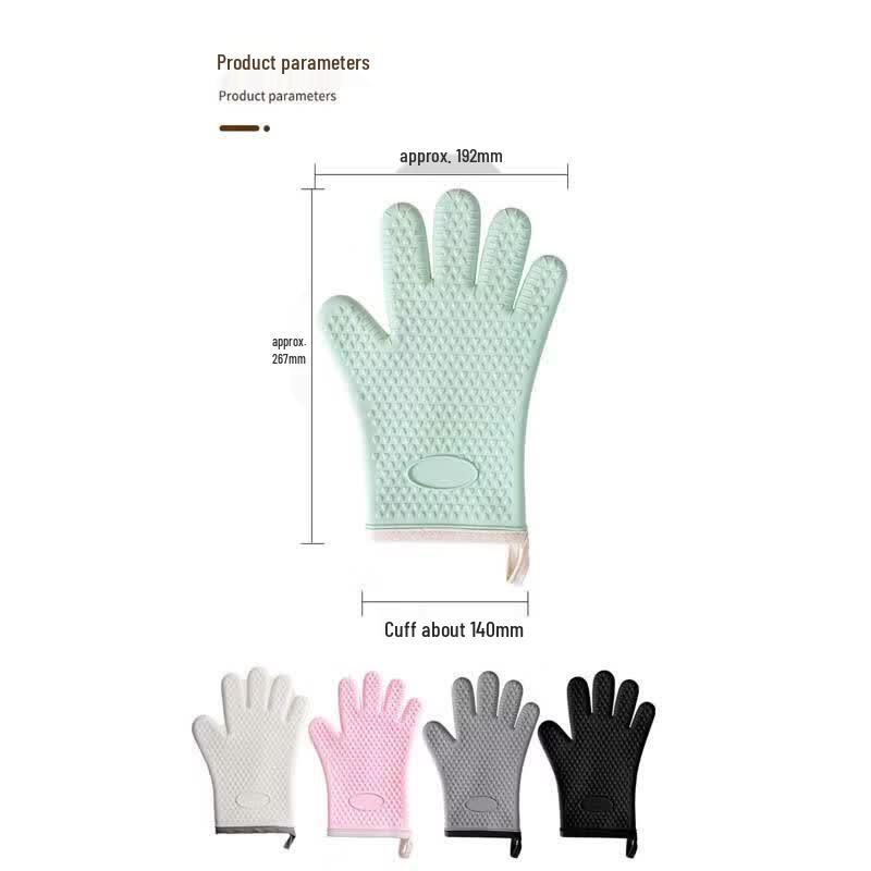 Flexible Silicone Heat Resistant Oven Gloves