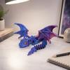 DYS 3D-печатная шарнирная фигурка дракона с регулируемыми крыльями и уникальными глазами, скульптура с подвижными суставами для домашнего декора, фэнтези-подарок для любителей
