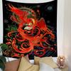 Phoenix Decorative Tapestry Wall Hanging, Mythical Bird Art, Wall Decor for Bedroom Living Room Dorm