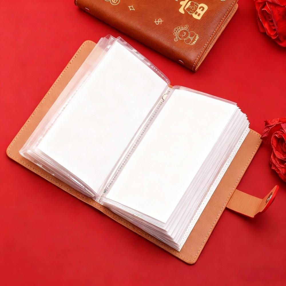 Водонепроницаемая книга для экономии денег Сумка для хранения денег из ПУ-кожи Бухгалтерская книга Финансовый инструмент