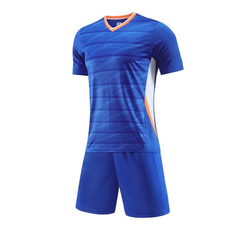 High-Quality Adult Children'S Football Jersey Set Breathable Sweat-Absorbing Quick-Drying Football Jersey Game Training Football Jersey