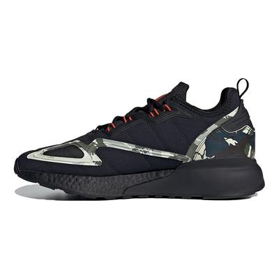 Кроссовки унисекс ZX 2K Boost Black Camo Core-Black Collegiate-Orange GW2328