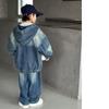 Boys Spring Denim Suit Big Children's Spring Jacket Two-piece Boy Spring and Autumn Clothing Suit