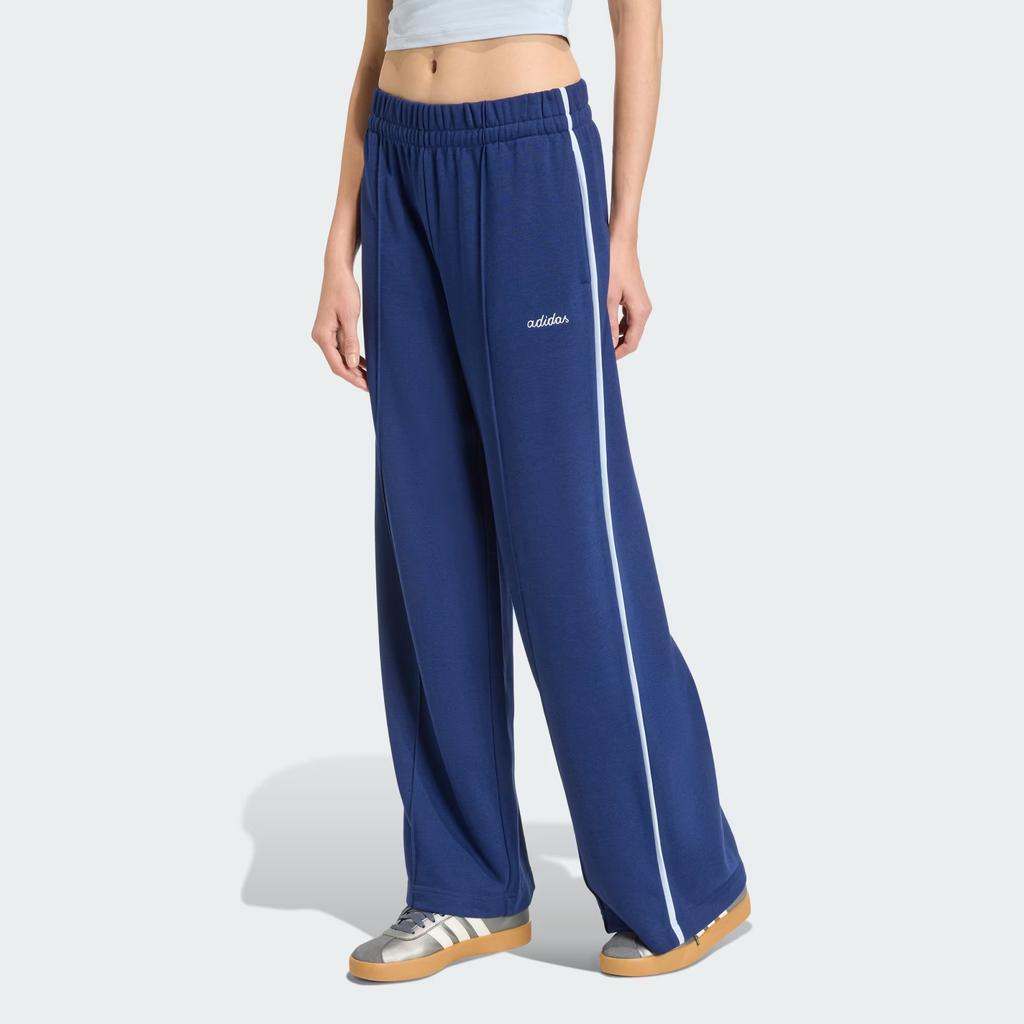 adidas Спортивная одежда Сезонные essentials Colourpop С вышивкой Графичный Завышенная талия Минималистичные Мягкие повседневные брюки Женский низ KC3934