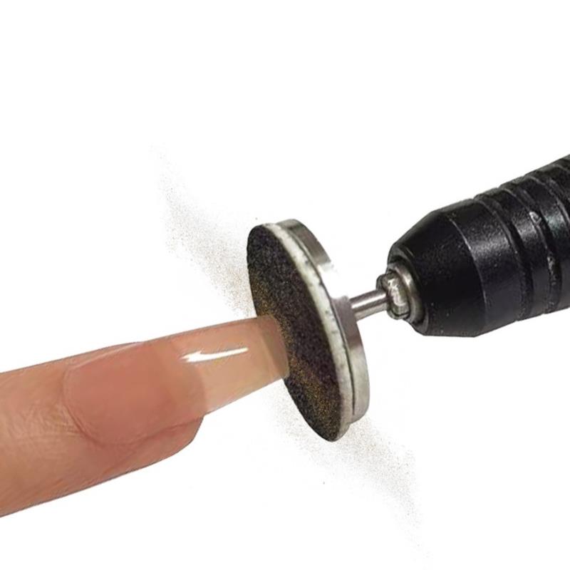 Replaceable Round Sanding Paper Pedicure Foot Care Tools Nail Drill Bit