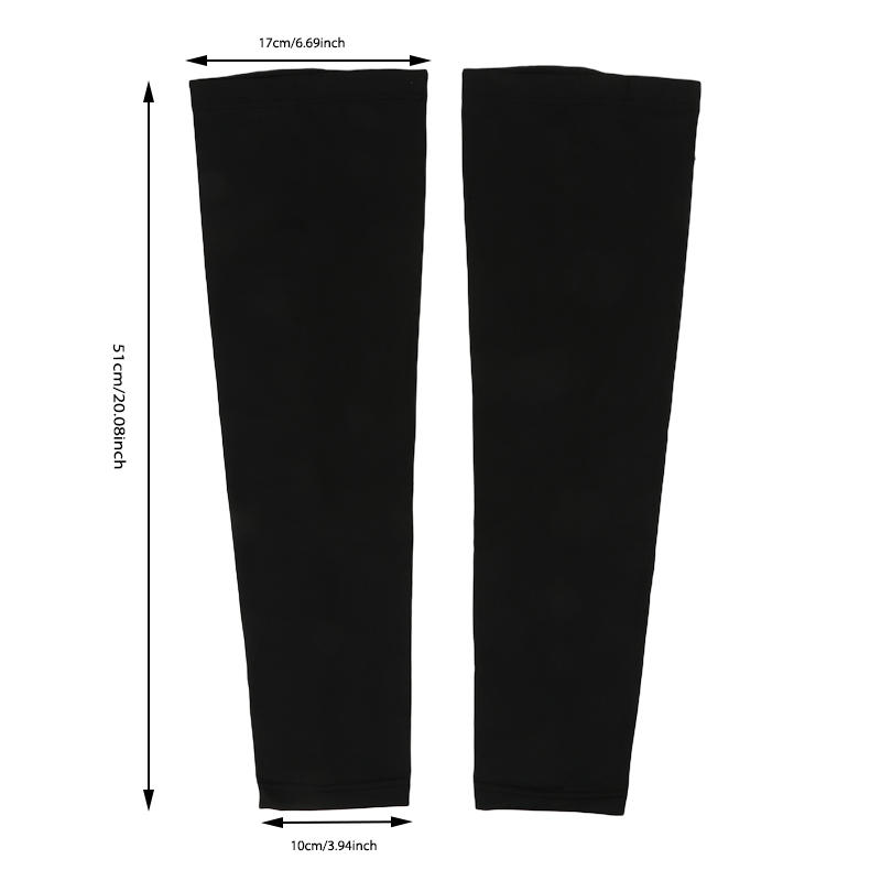 Летние анти-УФ рукава для ног с защитой от солнца, велосипедные гетры, противоскользящие спортивные защитные рукава, дышащие