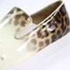 Excellent Christian Louboutin Slip-on  Ivory Brown Patent leather mens 42 Used