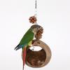 Coconut Shell Bird's Nest Swing Bird's Nest Parrot's Nest Parrot Bird Toy Swing Hammock Suspension Ring Suspension Bridge