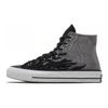 Converse 1970-е Удобные Повседневные Высокие Кеды Унисекс Черные Серые