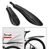 Front and Rear Mud Flaps Mudguards Against Splashing Water Dirts Repair Practical Set Bike S