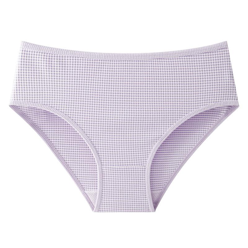 Women's Underwear Plus Size Briefs Breathable Mid-rise Panties for Women