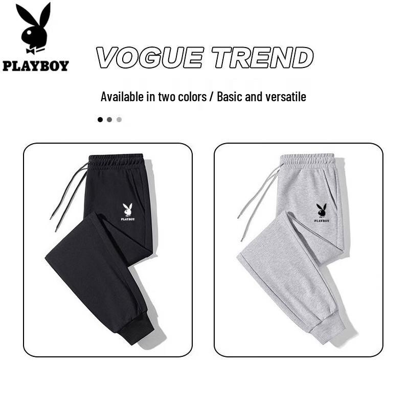 PLAYBOY Мужские повседневные спортивные штаны для джоггеров
