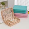 Dustproof Portable Jewelry Organizer Large Capacity Jewelry Display Box  Women