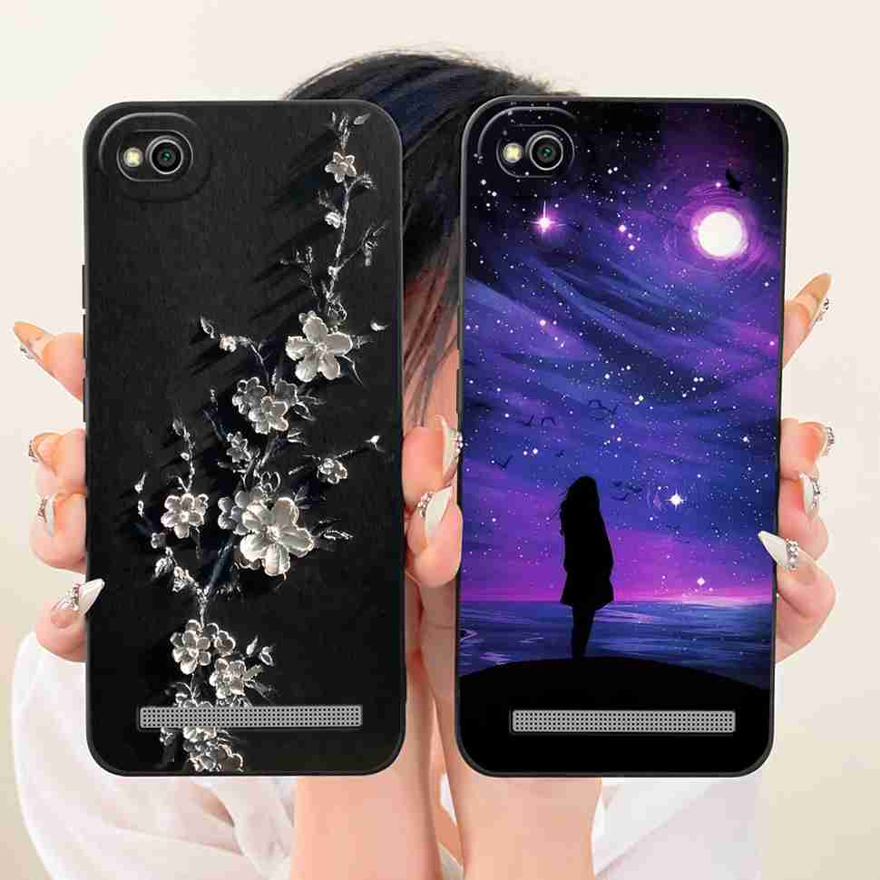 For Xiaomi Redmi 5A Case Cute Cartoon Cat Soft Silicone Back Cover For Redmi 5A MCG3B MCI3B Phone Cases Bumper