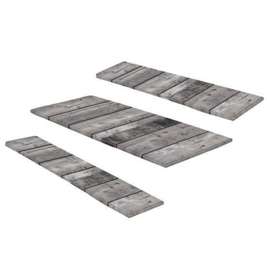 3 шт./комплект чехлов для уличных столов и стульев с принтом, водонепроницаемые, с противоскользящей эластичной лентой