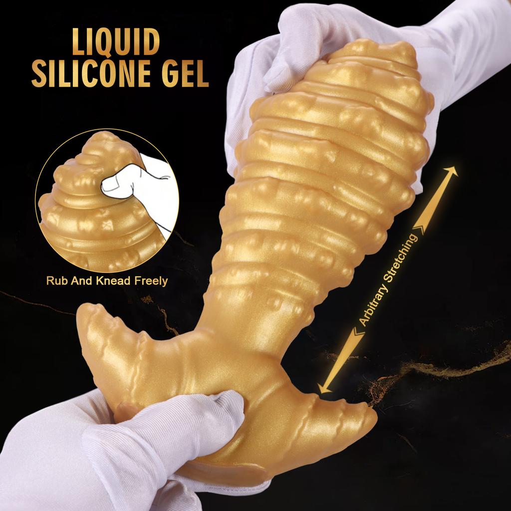 Huge Silicone Dragon Dildo Butt Plug Anal Expansion Sex Toy Realistic Soft Penis for Adults Fistng