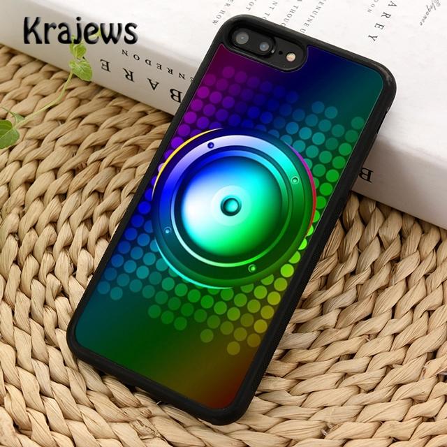 Krajews Massive Music Speakers Phone Case Cover For iPhone 17 Air 16 15 14 plus 11 12 13 pro max coque Shell Fundas
