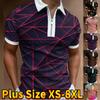 Casual Lapel T-shirt Young Men's Fashion Zipper T-shirt Short Sleeve T-shirt Men's 3D Pink Line Print T Shirt