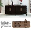 Botanical Pattern Pull Handles Brass Cabinet Door Handle Vintage Door Handle Set  Decoration
